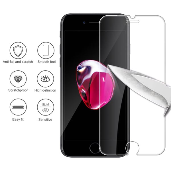 Standard 2-PACK Skärmskydd 9H 0,3mm iPhone 7