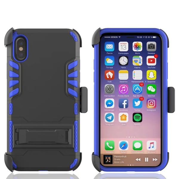 3-delat Skyddsskal till iPhone X/XS