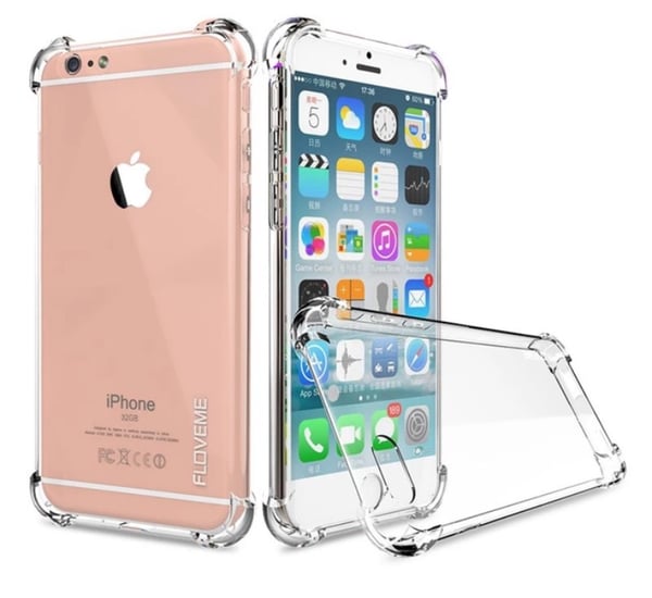 Silikonskal med Skyddsfunktion för iPhone X/XS