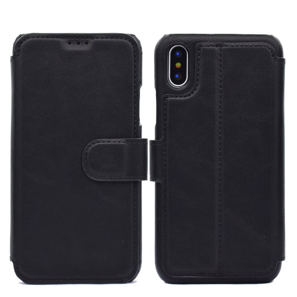Praktiskt Fodral med Kortfack för iPhone X/XS