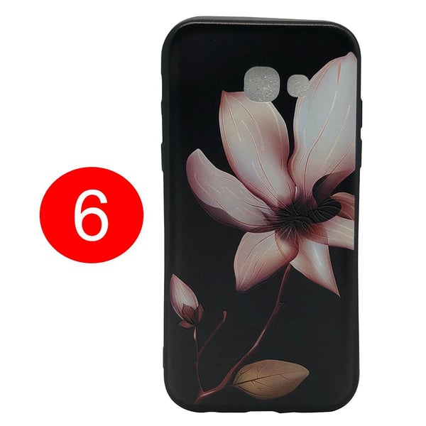 LEMAN Skal med Blom-motiv för Samsung Galaxy A3 2017