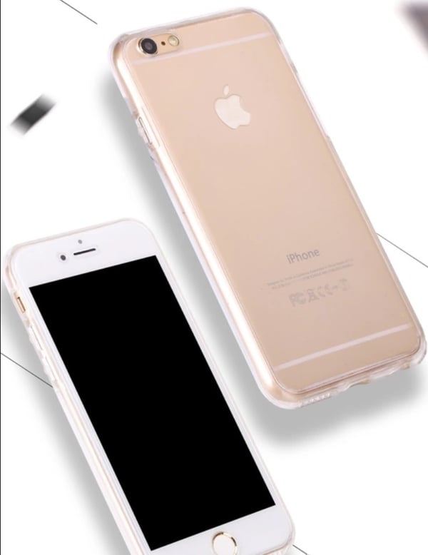 iPhone 7 - Exklusivt Stilrent Silikonfodral (Fram & Bak)