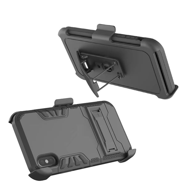 Praktiskt Skyddsfodral av LEMAN för iPhone X/XS