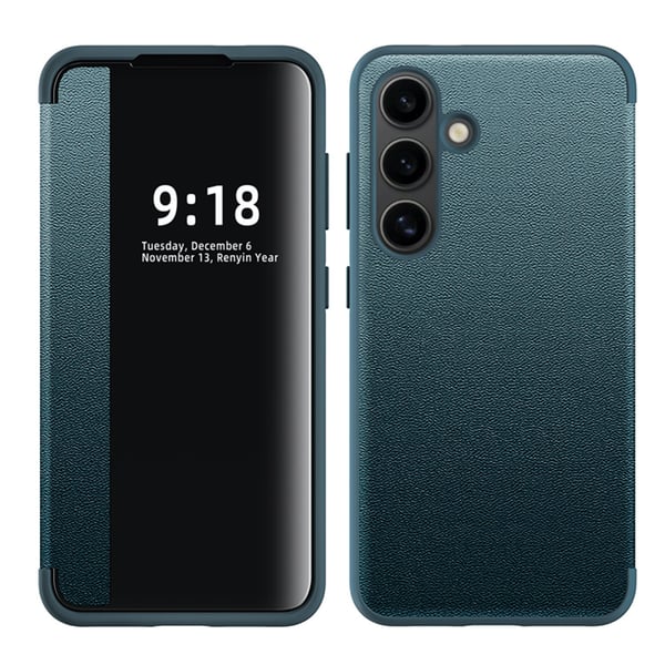 Samsung Galaxy S24 Plus  Slimmat Leman-fodral med smart fönster