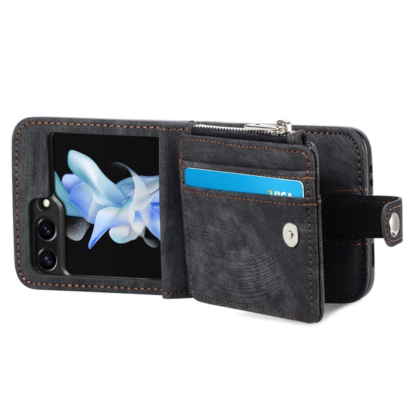 Galaxy Z Flip 5 5G -  2 in 1 Plånboksfodral med kortfack