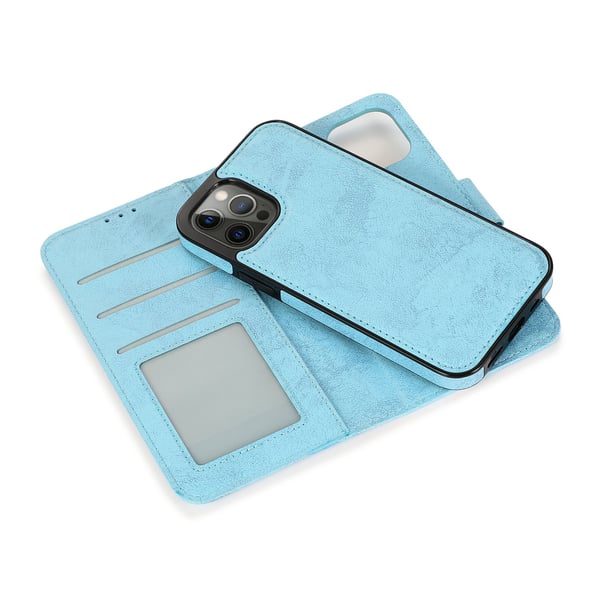 iPhone 15 Pro - Plånboksfodral i PU-läder med 3-kortfack
