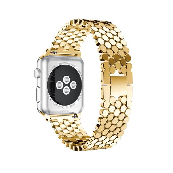 Smidig och Elegant Stållänk för Apple Watch 38mm "3/2/1"