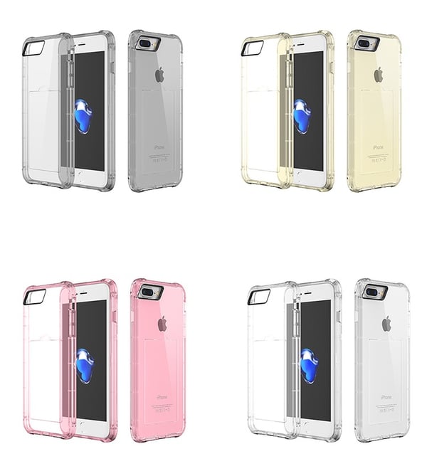 Praktiskt silikonskal med extra tjocka hörn för iPhone 6/6s