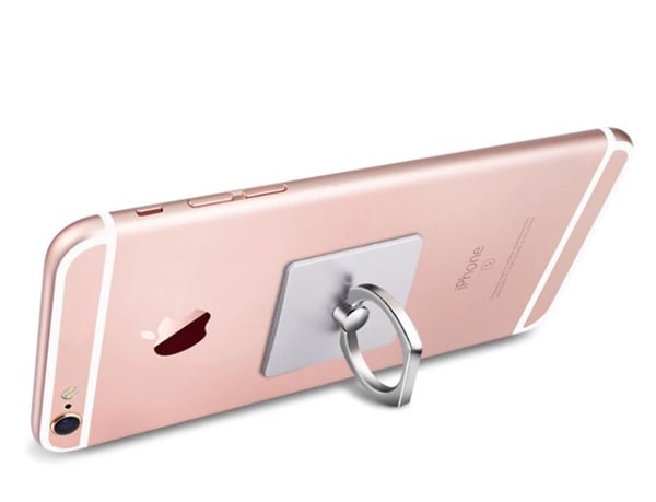 Händig fyrkantig Ringhållare för alla iPhones