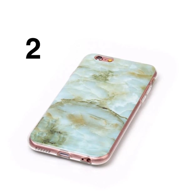 iPhone 8 Plus - Stilrent Skal i Marmorfinish