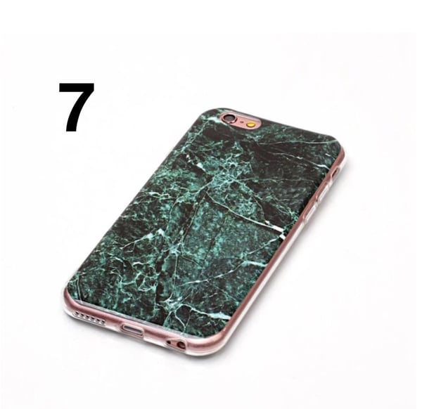 iPhone 8 Plus - Elegant Praktiskt NKOBEE Marmormönstrat Skal