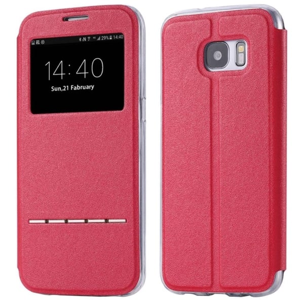 Samsung S8+ Smartfodral med fönster och svarsfunktion