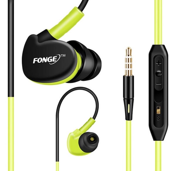 Sport In-ear Hörlurar med Mic (Earphone)