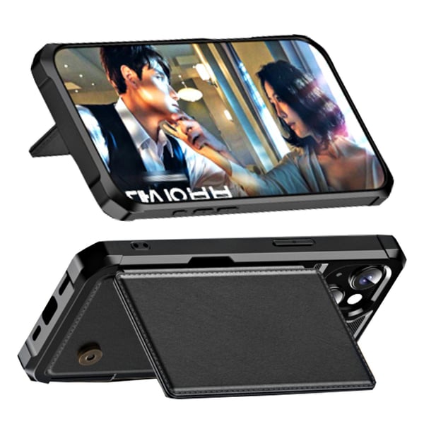 iPhone 14 Fodral - Praktisk Kortförvaring & Heltäckande Skydd