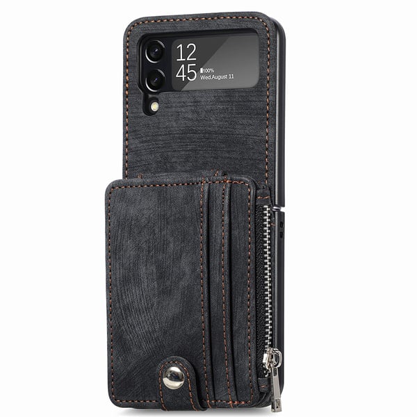 Elegant Skal med Kortfack - Samsung Galaxy Z Flip 4