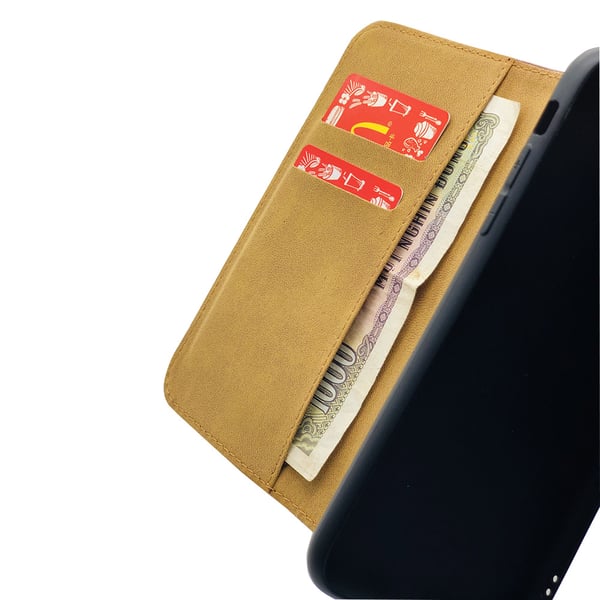 Plånboksfodral i Läder från Floveme för iPhone XR