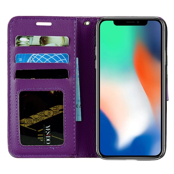 Elegant Plånboksfodral av NKOBEE för iPhone XR