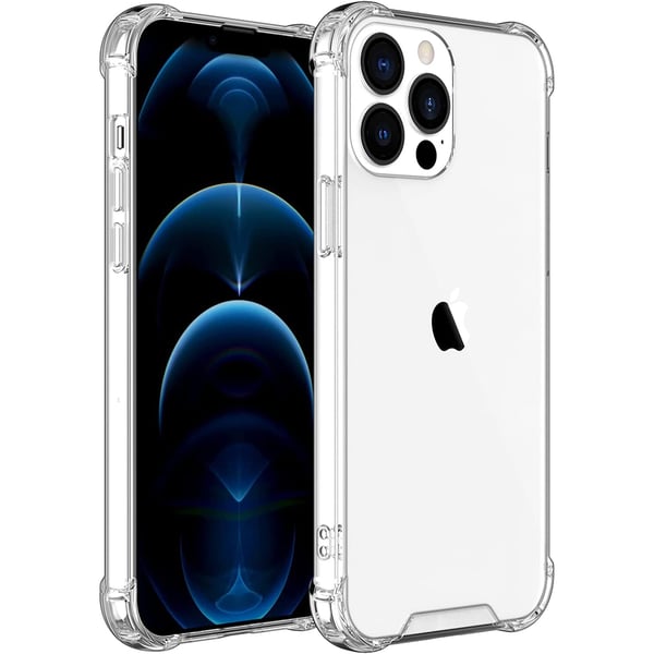 Stötdämpande Silikonskal med Skärmskydd iPhone 14 Pro