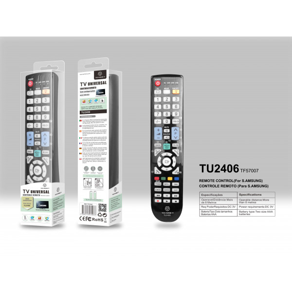Ersättningsfjärrkontroll för Samsung-TV - Plug & Play!