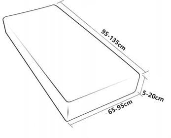 Vaaleanharmaa samettinen nojatuolin päällinen istumaan 95-135 cm