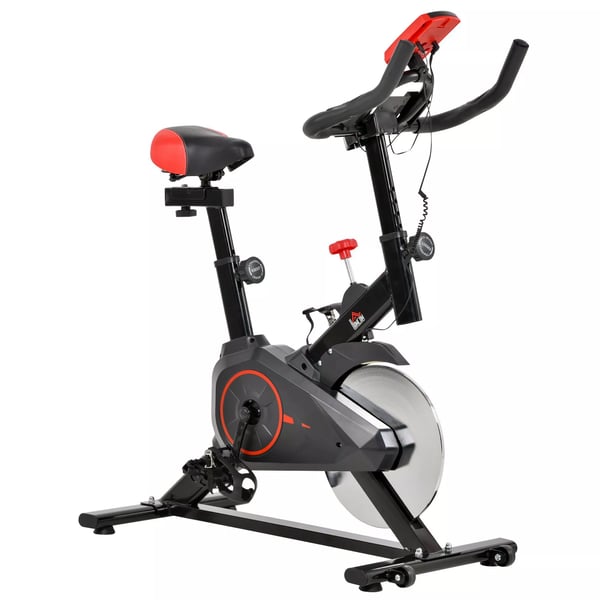 HOMCOM sisäpyöräilyteline Cycling Bike Trainer kotikuntosali kuntopyörä 85 x 46 x 114 cm