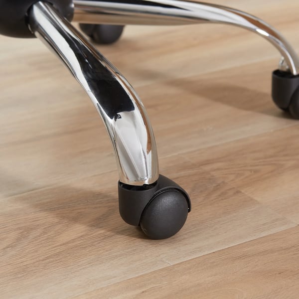 HOMCOM Ergonomisk kontorstol, gamingstol, drejestol med vippefunktion, højdejusterbar skrivebordsstol, skum, net, sort