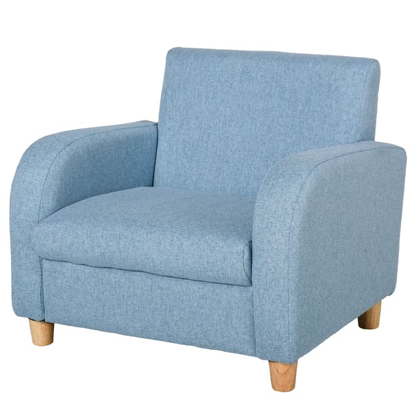 HOMCOM Brnesofa i bl og tr, bld, 49x45x44,5cm