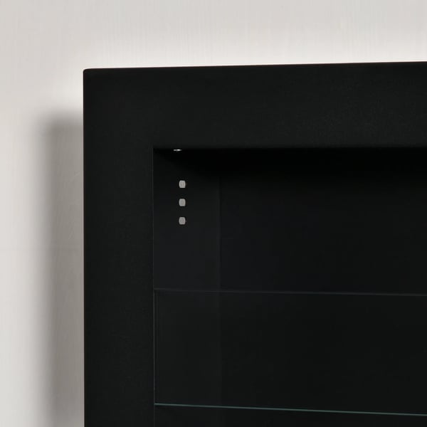 Ethanolpejs til V&aelig V&aelg, 3 br&aeligere, 1L Tank, Sort, St&ael, H&aeldet Glas, 120x15x40 cm