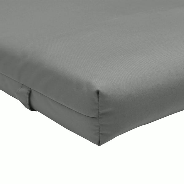 Outsunny liggehynde liggehynde solstolshynde havehynde polstring betræk polyester mørkegrå 196 x 55 x 8 cm