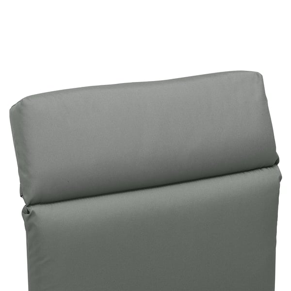 Outsunny liggehynde liggehynde solstolshynde havehynde polstring betræk polyester mørkegrå 196 x 55 x 8 cm