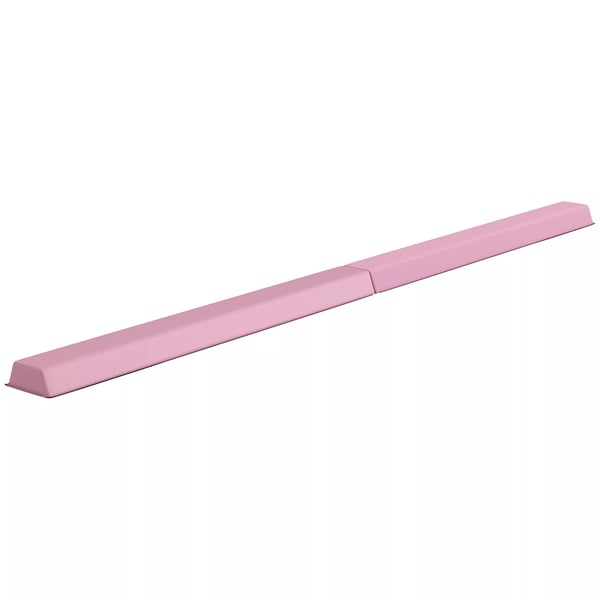 SPORTNOW Foldbar Balancebjælke 236 cm - Pink, Skridsikker, Gymnastiktræning, 3+ år, 80 kg Max Belastning