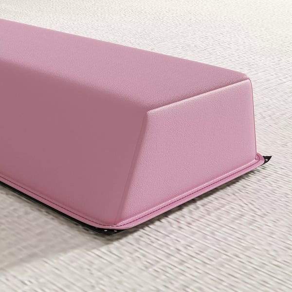 SPORTNOW Foldbar Balancebjælke 236 cm - Pink, Skridsikker, Gymnastiktræning, 3+ år, 80 kg Max Belastning