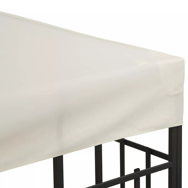 Outsunny Erstatningstag til Pavillon, 3x3m, Cremefarvet Polyester, Vejrbestandigt