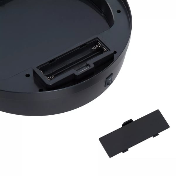 HOMCOM Automatisk sensor-skraldespand, affaldsspand med IR-sensor, rund, 30L, valgfri inderspand, rustfrit stål