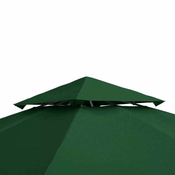 Outsunny Erstatningstag til Pavillon 3x3m Koksgrå Vandafvisende Polyester