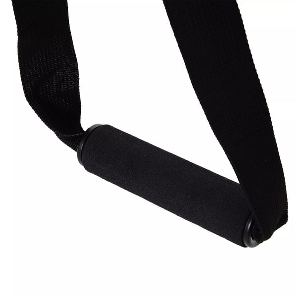 HOMCOM Dipsstativ - Robust Ståltræning med TRX-stropper, Sort, 90x81x92,5cm
