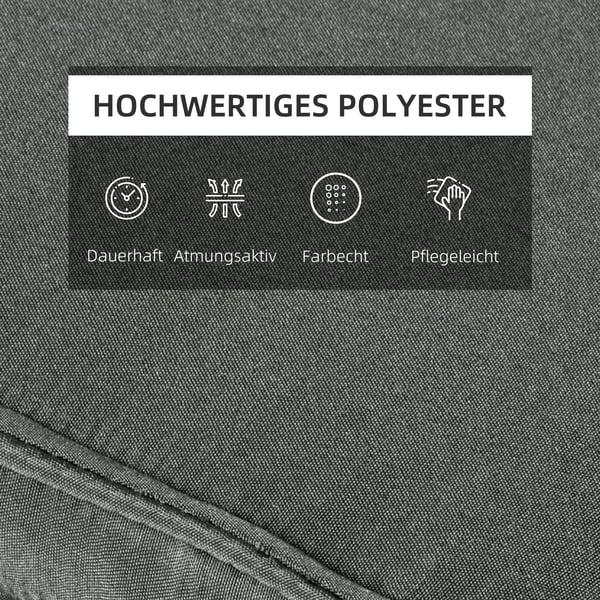 Outsunny Liggestolshynde M Gr, Polyester, 198x53x5 cm