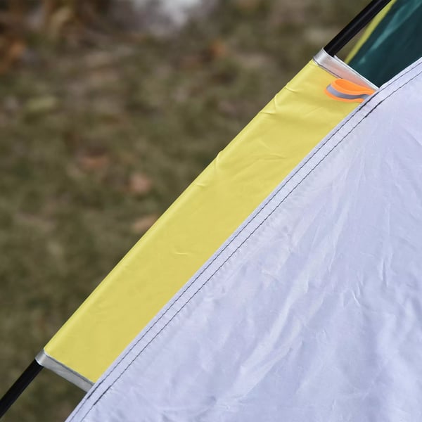 Outsunny kuppeltelt til 3 personer, polyester, grøn, 205x195x135 cm, inkl. pløkker