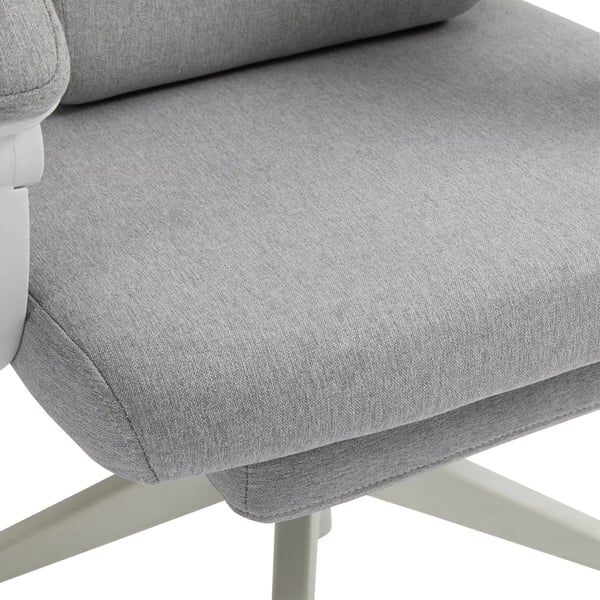 Vinsetto ergonominen toimistotuoli, pelituoli, pyFrillF, sFFdettFvF jalkatuki, harmaa