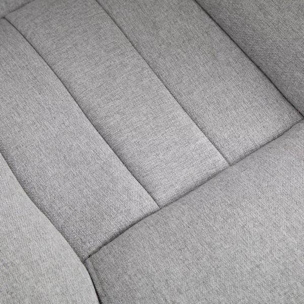 hierontatuoli toimistotuoli, pelituoli polyesteristä ja vaahtomuovista, nylon, harmaa, 55.5x56.5x107-115cm