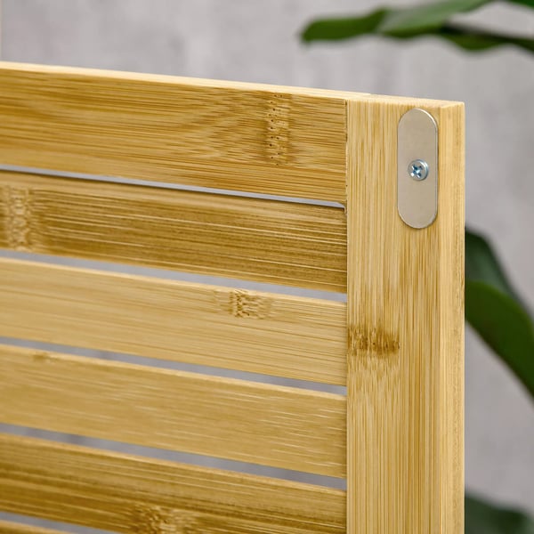 HOMCOM Badevãrelsesskab Hylde i Bambus Natur 50x25,5x92cm
