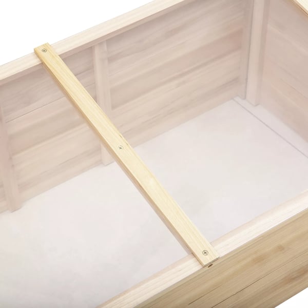 Outsunny Drivhus i Gran og Polycarbonat - 100x50x35 cm - Natur