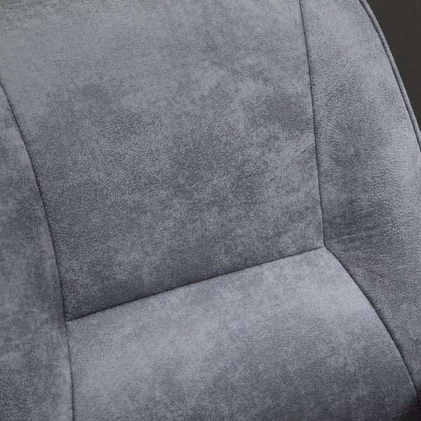 Vinsetto Toimistotuoli Hellgrau Polyester Ergonominen Keinutoiminnolla Säädettävä Pyörillä 120kg