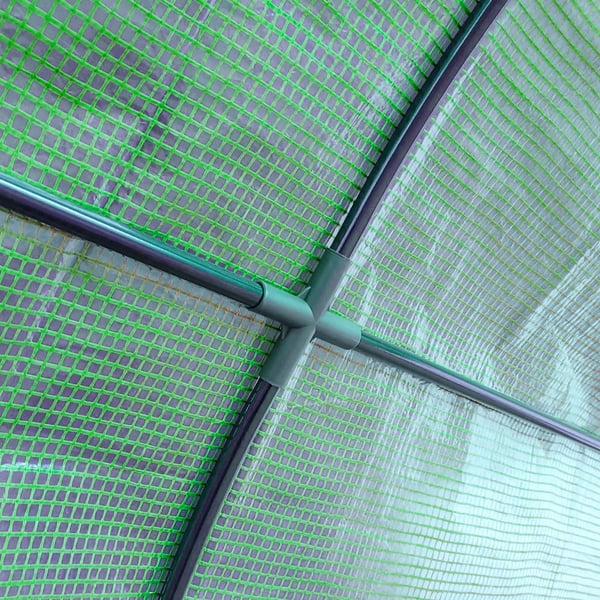 Outsunny drivhus i stål og PE, grøn, 200x100x215 cm