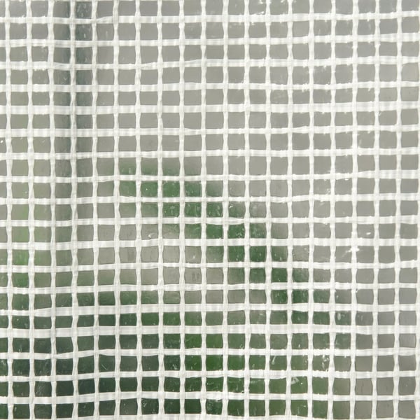 Folie drivhus Tomat drivhus med mesh vindue & rulledøre, UV-beskyttelse, Hvid, 200x100x215cm