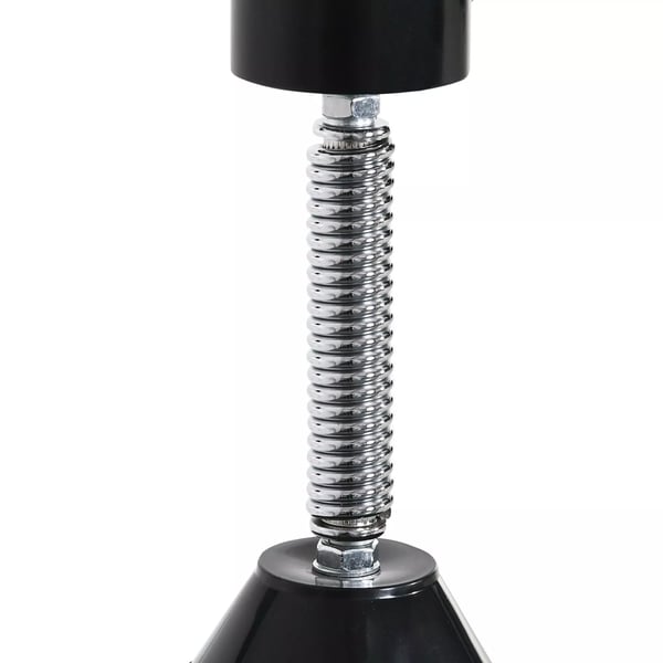 Bokses2t med Speedball, Vfgmontering, Foldbar, Refleksstang, Justerbar Hejde, 360° Sving, Sort Kunstleder