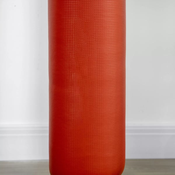 Træningsboksestativ med 2 Speedballs og Refleksstang, Justerbar Højde 140-205cm, Stål/Kunstlæder, Sort/Rød/Hvid