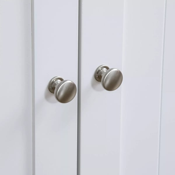 PawHut Kattebakke Skab med Indbygget Toilet og Opbevaring, Hvid MDF 86x48x52cm
