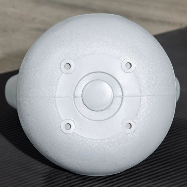 SPORTNOW Kettlebell 12kg, muovisuojattu, litteä pohja, sininen