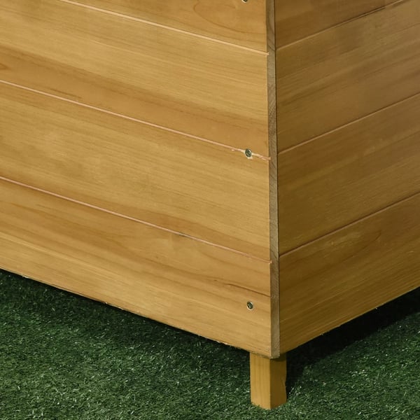 Outsunny Plantekasse HBjbed med Espalier og Hylder - Gran TrB, Brun, 63x39x160cm